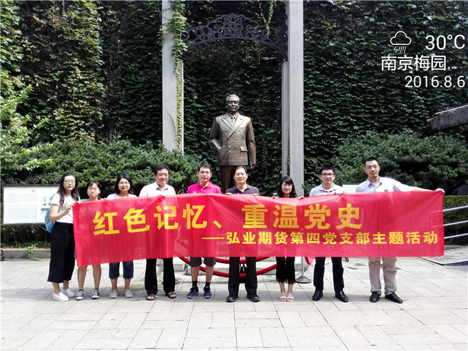 弘業(yè)期貨第四黨支部開展“紅色記憶?重溫黨史”主題活動