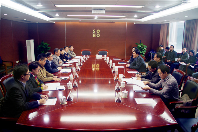 黃瀾副市長一行到訪蘇豪控股集團(tuán)