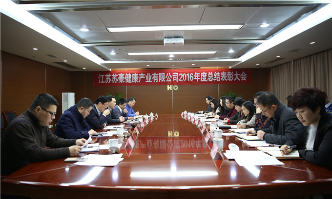 健康產業(yè)公司召開2016年工作總結和表彰大會