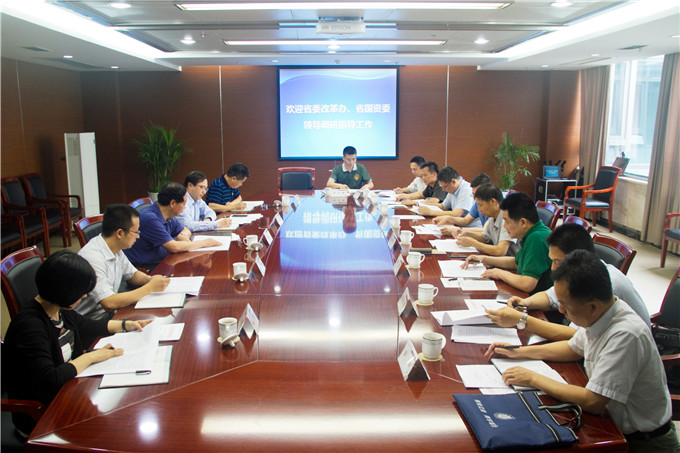 省委改革辦、省國資委到集團調(diào)研混合所有制改革情況